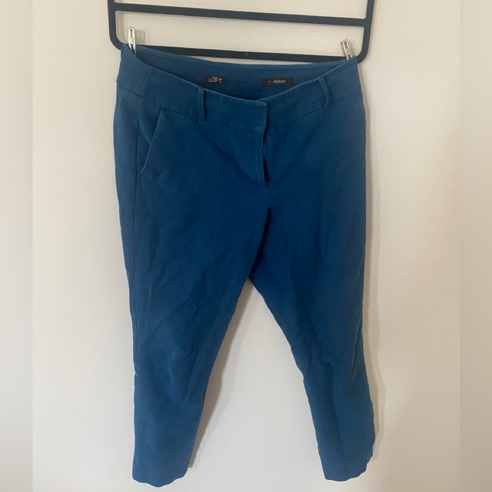 Loft blue work pant